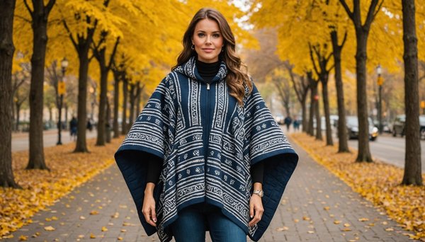 Le poncho : allié mode et confort pour votre garde-robe.